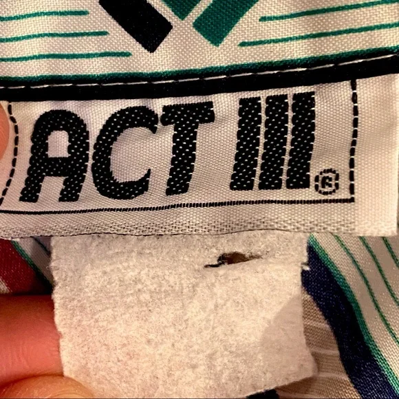 VINTAGE 70s ACT III BUTTON DOWN SHIRT - Picture 15 of 16